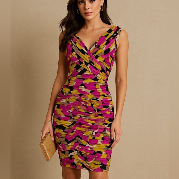 London Times Dresses & Skirts - London times tiered floral sleeveless dress ❤️